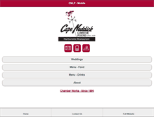 Tablet Screenshot of capeneddick.com